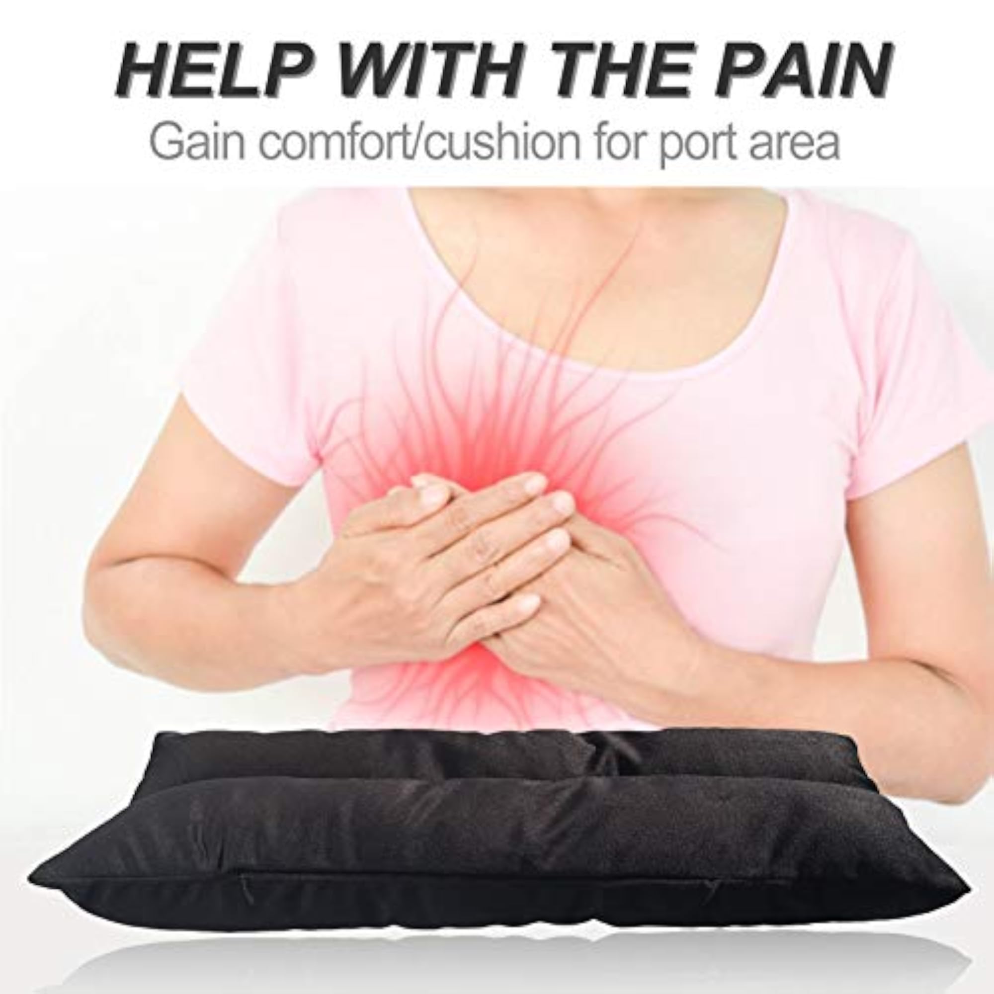 Pacemaker Pillow Chemo Port Pillows for Seat Belt Protector